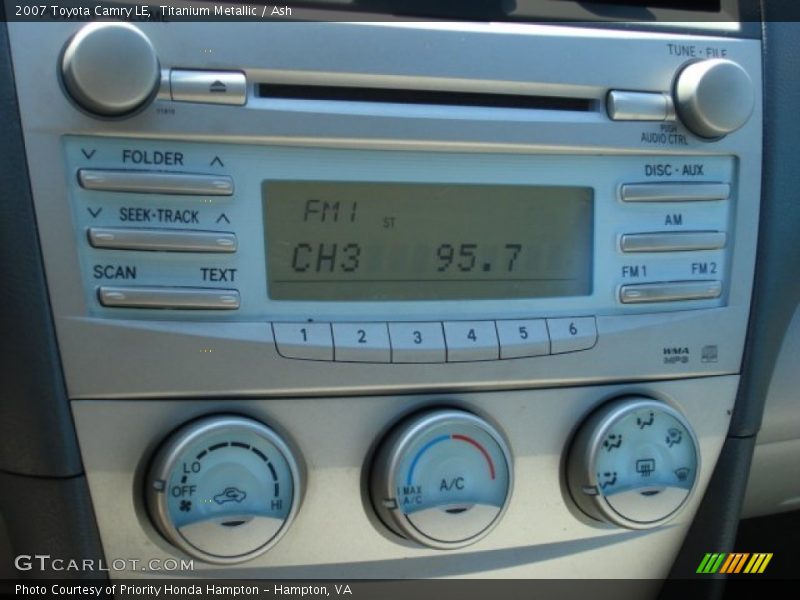Titanium Metallic / Ash 2007 Toyota Camry LE