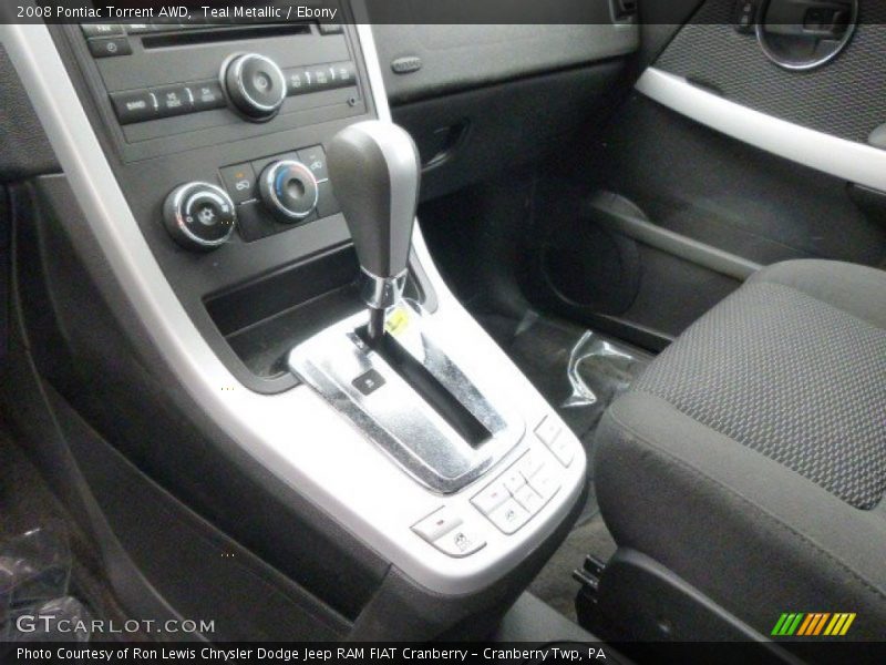 Teal Metallic / Ebony 2008 Pontiac Torrent AWD