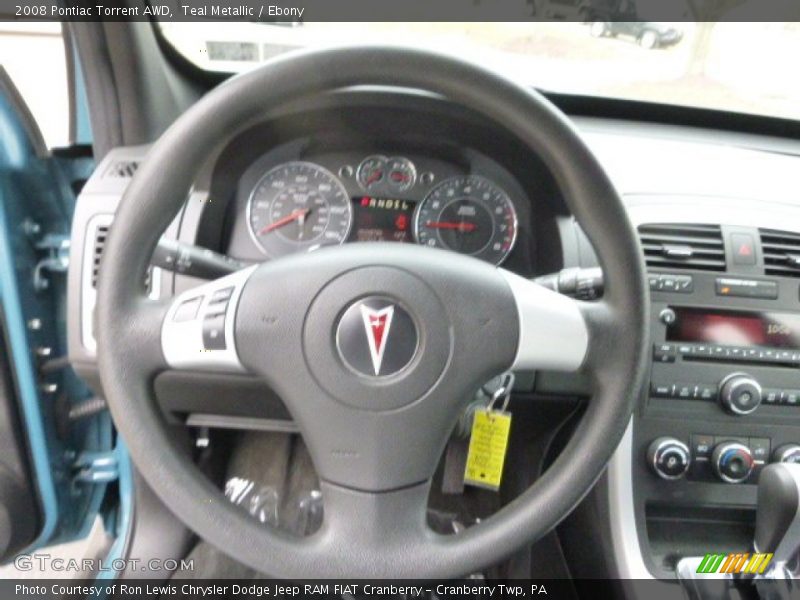 Teal Metallic / Ebony 2008 Pontiac Torrent AWD