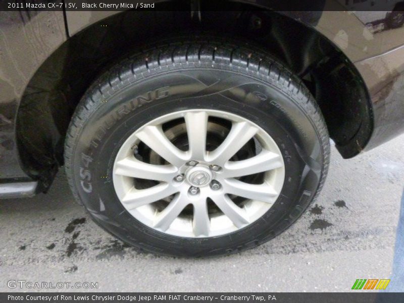 Black Cherry Mica / Sand 2011 Mazda CX-7 i SV