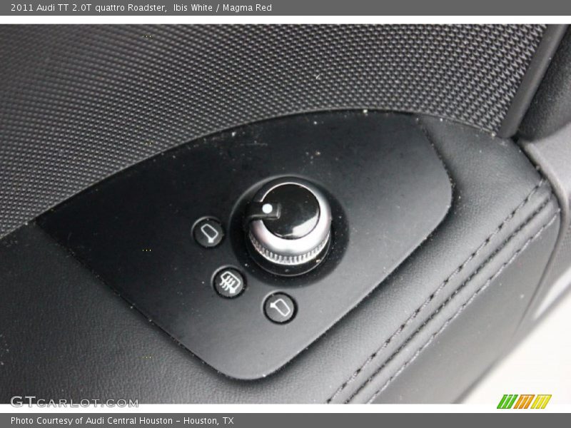 Ibis White / Magma Red 2011 Audi TT 2.0T quattro Roadster