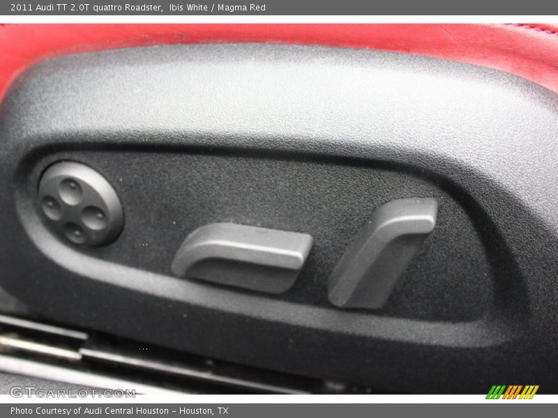 Ibis White / Magma Red 2011 Audi TT 2.0T quattro Roadster