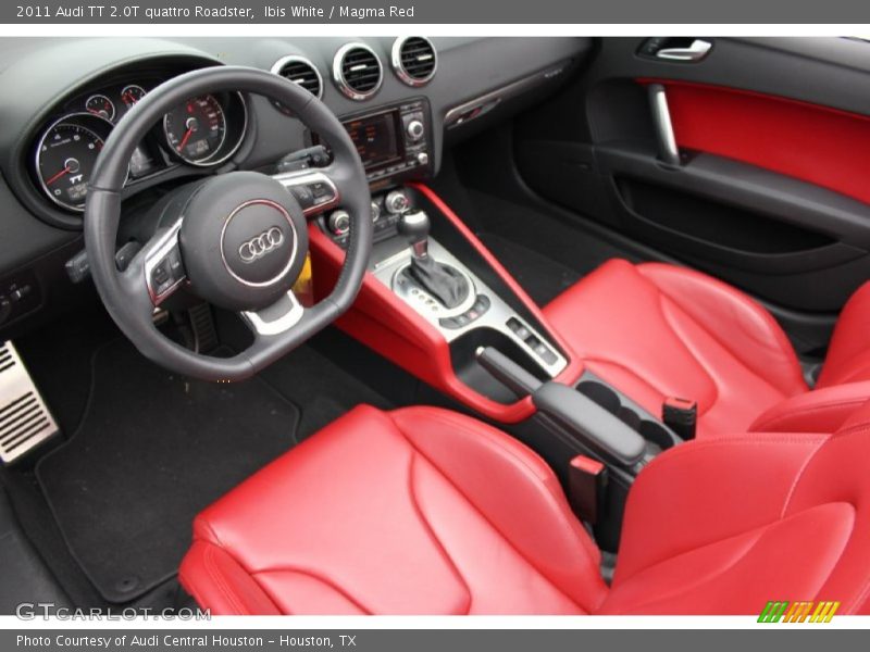 Magma Red Interior - 2011 TT 2.0T quattro Roadster 
