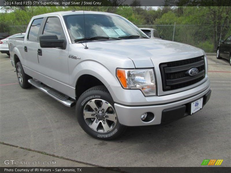 Ingot Silver / Steel Grey 2014 Ford F150 STX SuperCrew