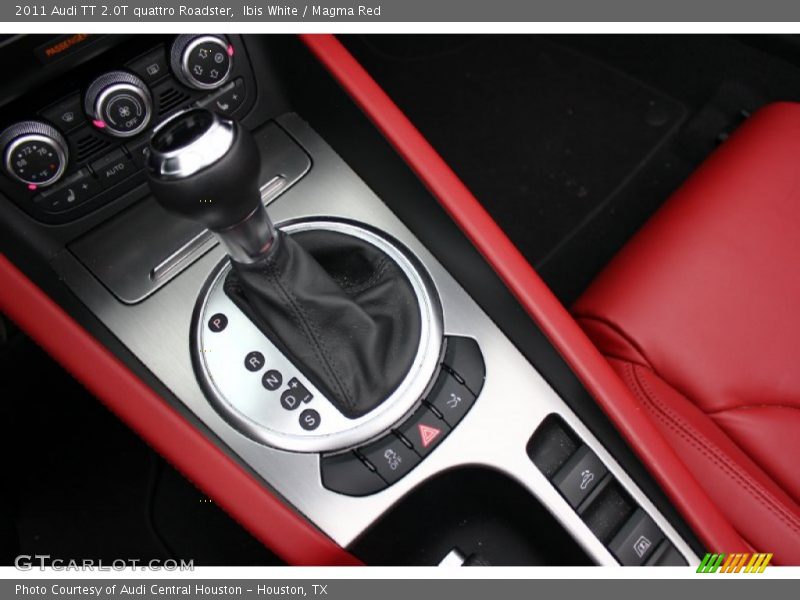 Ibis White / Magma Red 2011 Audi TT 2.0T quattro Roadster