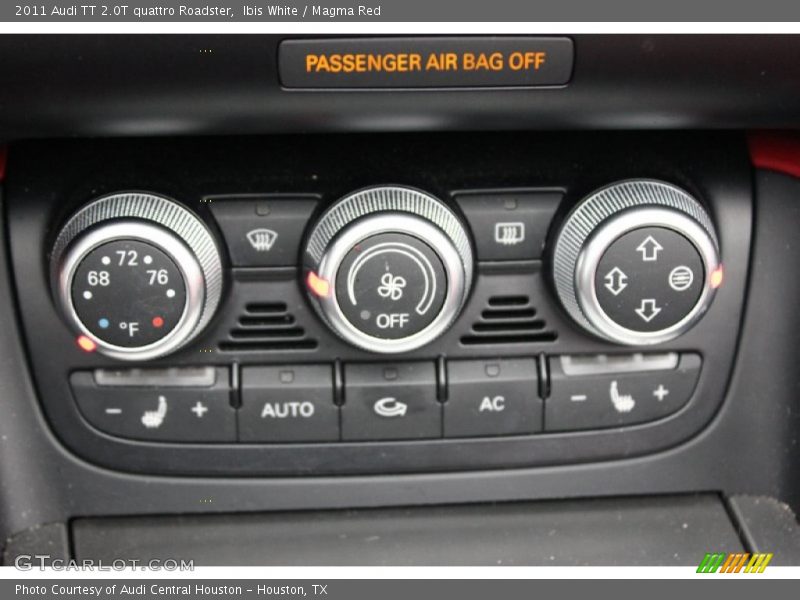 Ibis White / Magma Red 2011 Audi TT 2.0T quattro Roadster