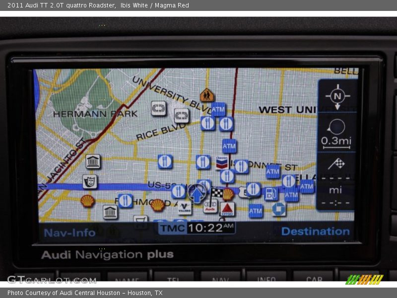 Ibis White / Magma Red 2011 Audi TT 2.0T quattro Roadster