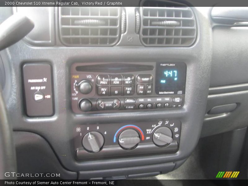 Victory Red / Graphite 2000 Chevrolet S10 Xtreme Regular Cab