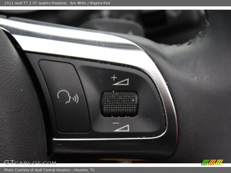 Ibis White / Magma Red 2011 Audi TT 2.0T quattro Roadster