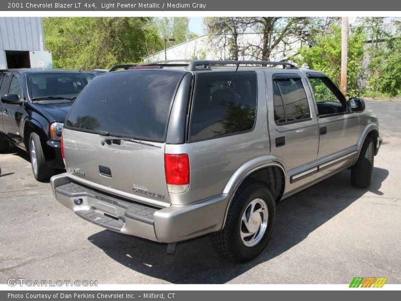 Light Pewter Metallic / Medium Gray 2001 Chevrolet Blazer LT 4x4