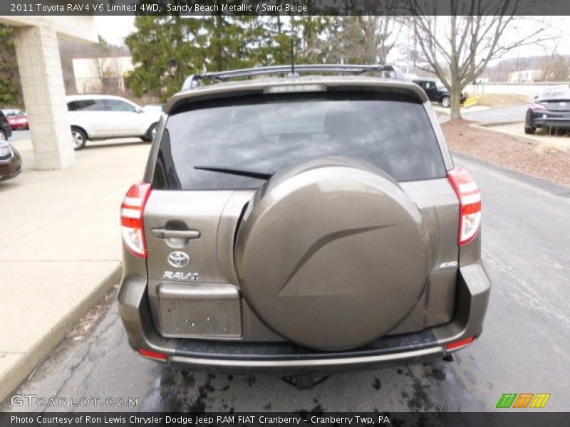 Sandy Beach Metallic / Sand Beige 2011 Toyota RAV4 V6 Limited 4WD