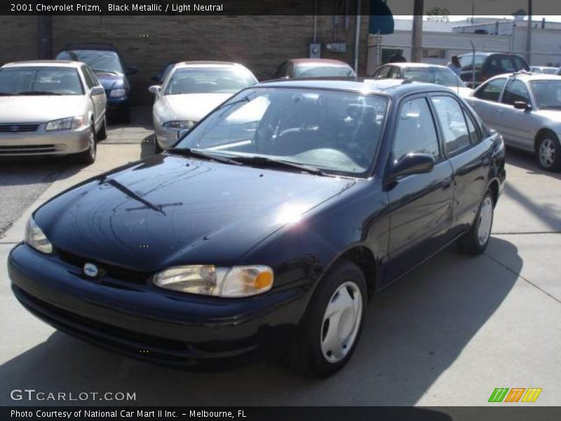 Black Metallic / Light Neutral 2001 Chevrolet Prizm