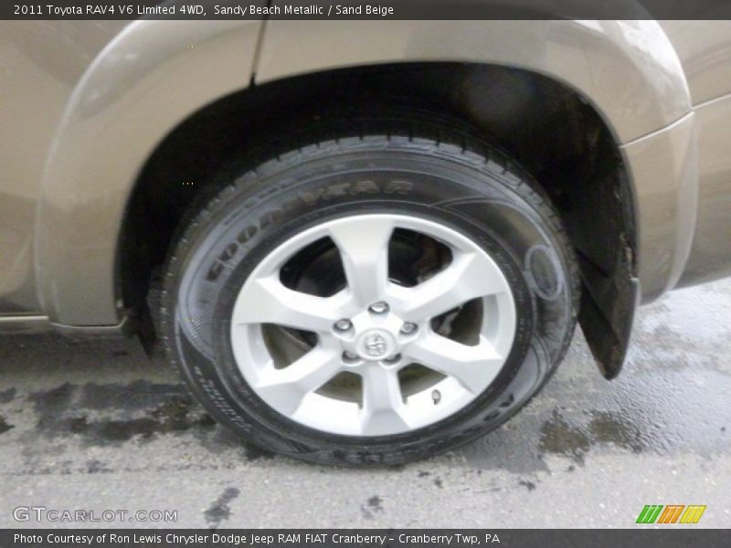 Sandy Beach Metallic / Sand Beige 2011 Toyota RAV4 V6 Limited 4WD