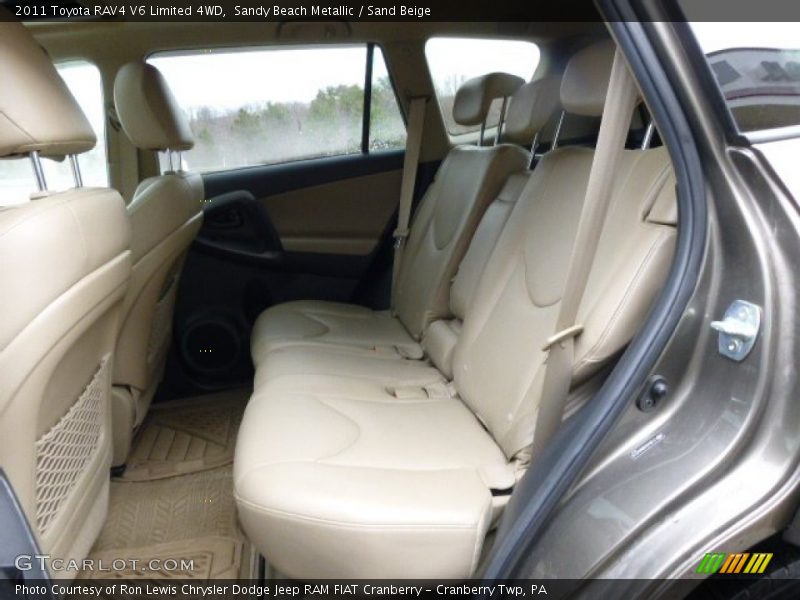 Sandy Beach Metallic / Sand Beige 2011 Toyota RAV4 V6 Limited 4WD