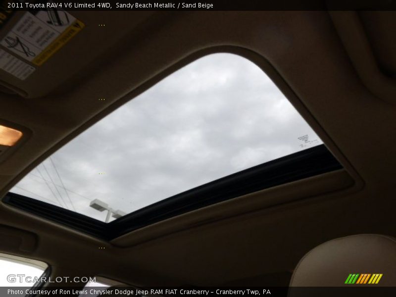 Sandy Beach Metallic / Sand Beige 2011 Toyota RAV4 V6 Limited 4WD