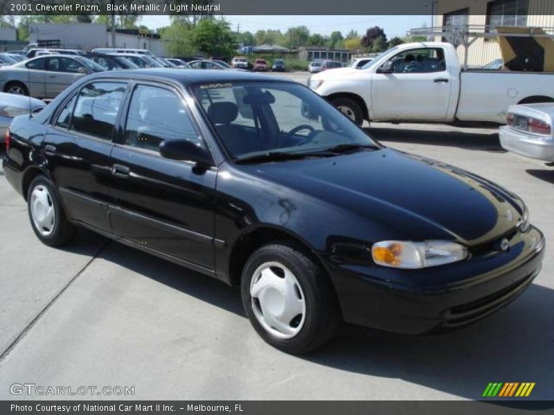 Black Metallic / Light Neutral 2001 Chevrolet Prizm