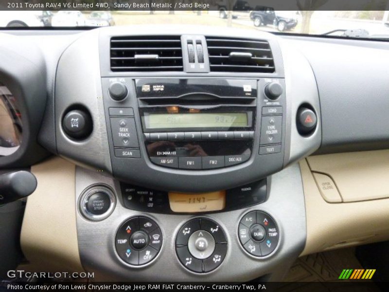 Sandy Beach Metallic / Sand Beige 2011 Toyota RAV4 V6 Limited 4WD