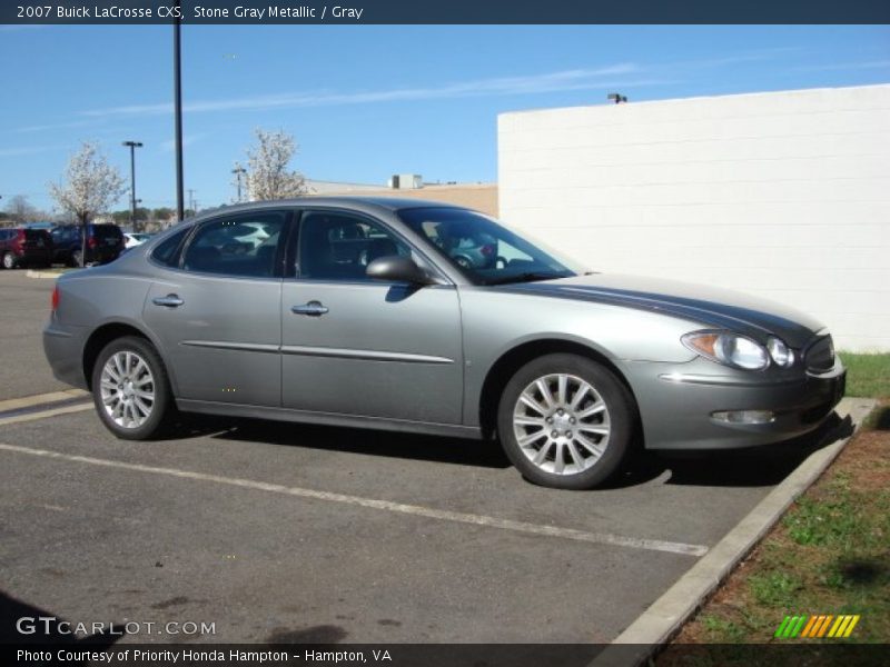 Stone Gray Metallic / Gray 2007 Buick LaCrosse CXS