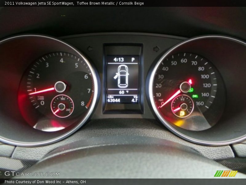 Toffee Brown Metallic / Cornsilk Beige 2011 Volkswagen Jetta SE SportWagen