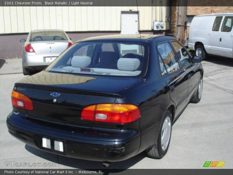 Black Metallic / Light Neutral 2001 Chevrolet Prizm