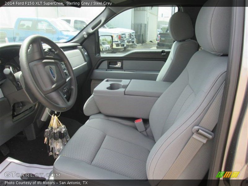 Sterling Grey / Steel Grey 2014 Ford F150 XLT SuperCrew