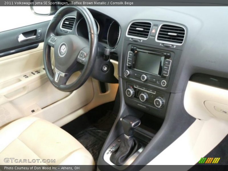 Toffee Brown Metallic / Cornsilk Beige 2011 Volkswagen Jetta SE SportWagen