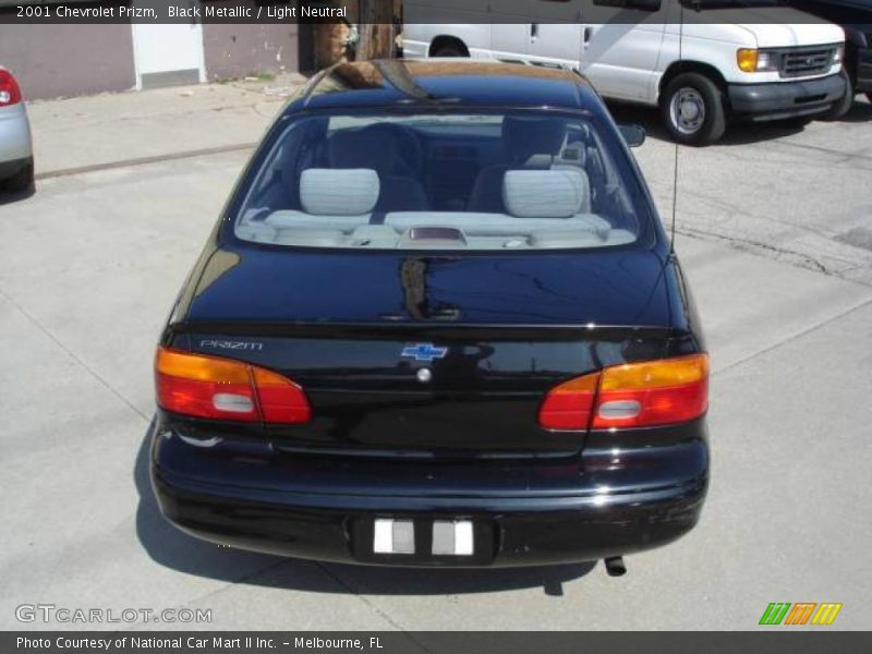 Black Metallic / Light Neutral 2001 Chevrolet Prizm