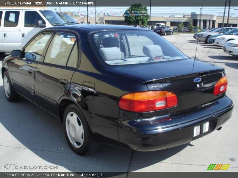 Black Metallic / Light Neutral 2001 Chevrolet Prizm