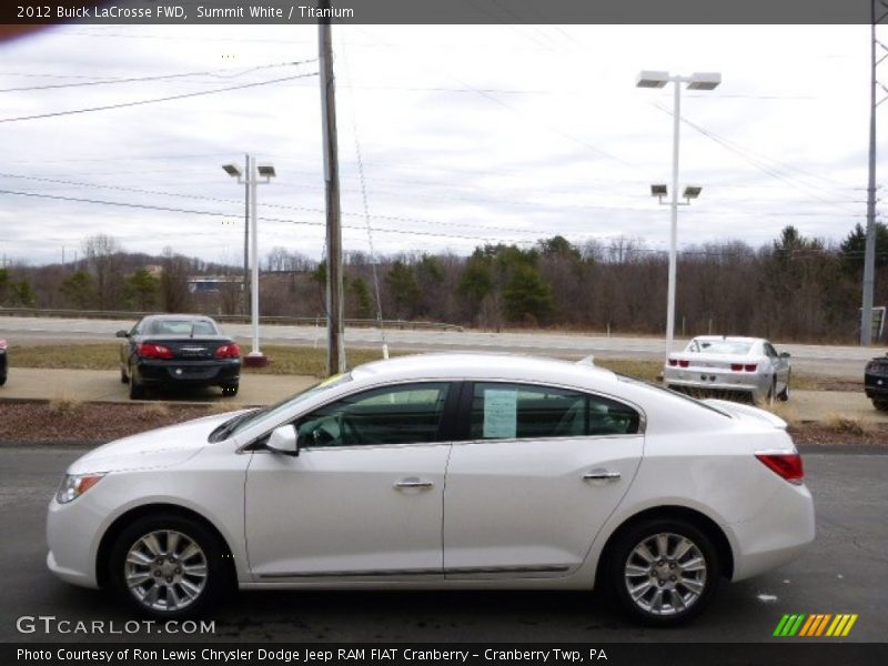 Summit White / Titanium 2012 Buick LaCrosse FWD
