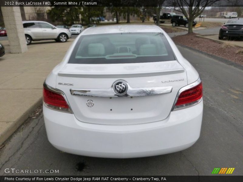 Summit White / Titanium 2012 Buick LaCrosse FWD