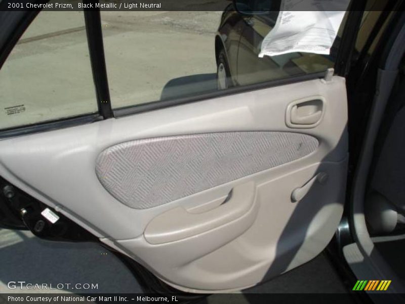 Black Metallic / Light Neutral 2001 Chevrolet Prizm