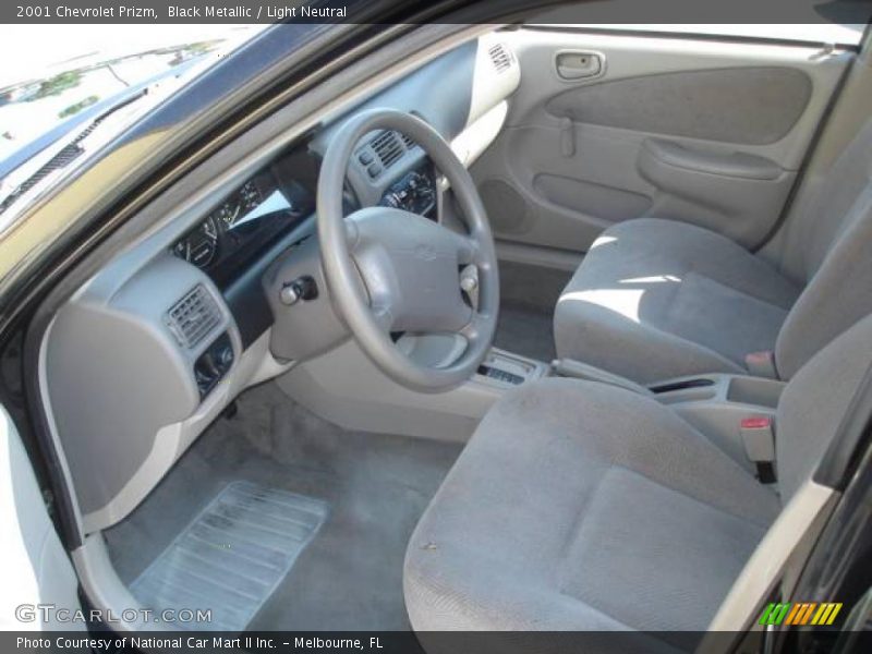 Black Metallic / Light Neutral 2001 Chevrolet Prizm