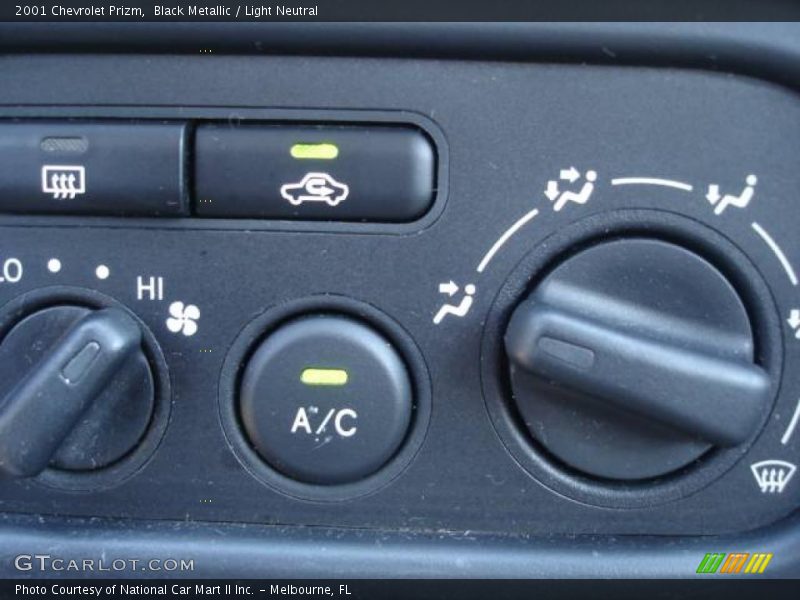 Black Metallic / Light Neutral 2001 Chevrolet Prizm
