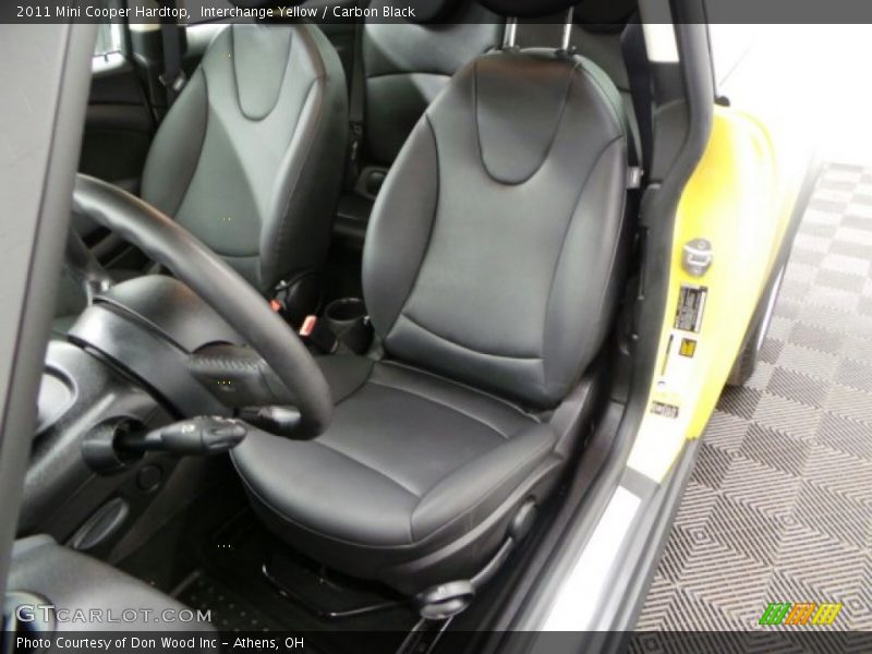 Interchange Yellow / Carbon Black 2011 Mini Cooper Hardtop