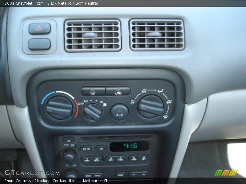 Black Metallic / Light Neutral 2001 Chevrolet Prizm