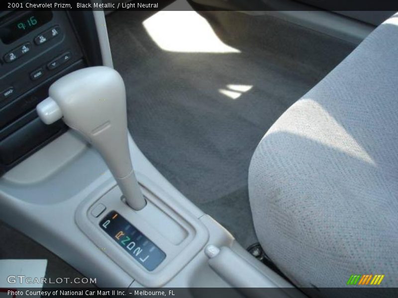 Black Metallic / Light Neutral 2001 Chevrolet Prizm