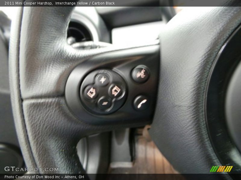 Interchange Yellow / Carbon Black 2011 Mini Cooper Hardtop