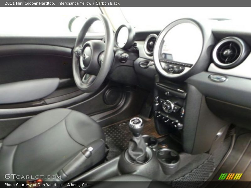 Interchange Yellow / Carbon Black 2011 Mini Cooper Hardtop