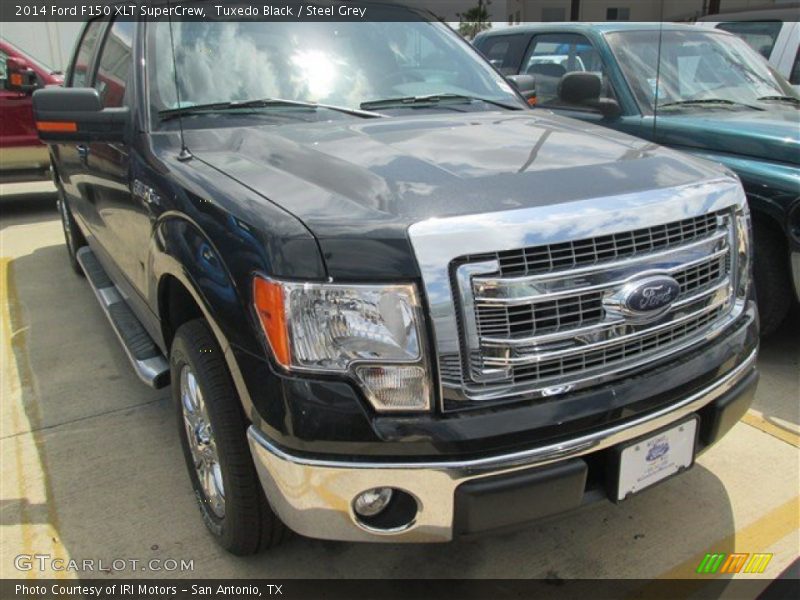 Tuxedo Black / Steel Grey 2014 Ford F150 XLT SuperCrew