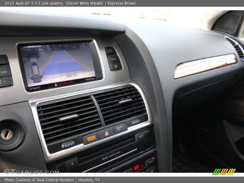 Glacier White Metallic / Espresso Brown 2013 Audi Q7 3.0 S Line quattro