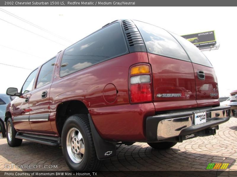 Redfire Metallic / Medium Gray/Neutral 2002 Chevrolet Suburban 1500 LS