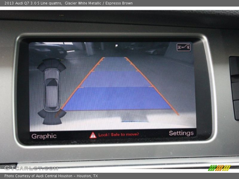 Glacier White Metallic / Espresso Brown 2013 Audi Q7 3.0 S Line quattro