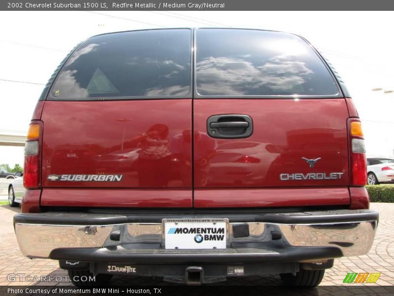 Redfire Metallic / Medium Gray/Neutral 2002 Chevrolet Suburban 1500 LS