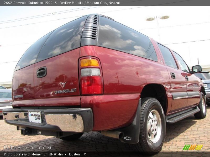 Redfire Metallic / Medium Gray/Neutral 2002 Chevrolet Suburban 1500 LS