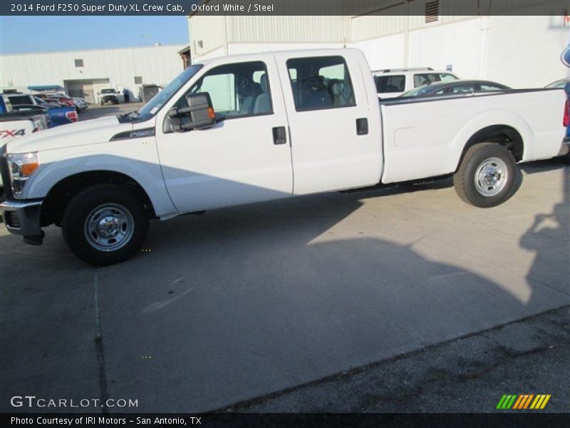 Oxford White / Steel 2014 Ford F250 Super Duty XL Crew Cab
