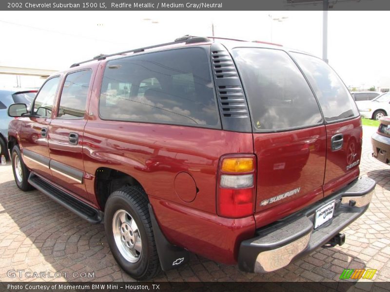 Redfire Metallic / Medium Gray/Neutral 2002 Chevrolet Suburban 1500 LS