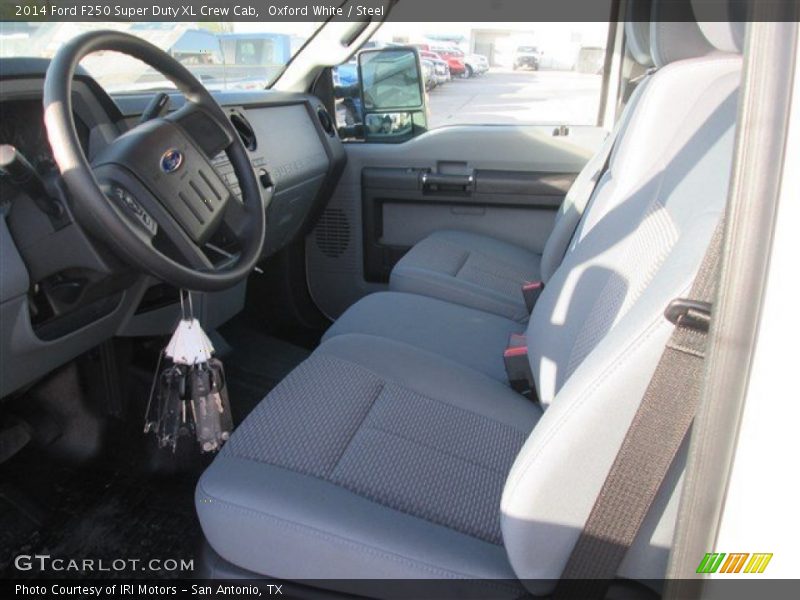 Oxford White / Steel 2014 Ford F250 Super Duty XL Crew Cab
