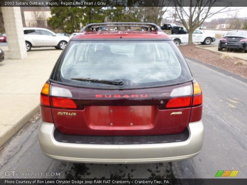 Regatta Red Pearl / Gray 2002 Subaru Outback Wagon