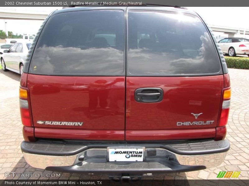 Redfire Metallic / Medium Gray/Neutral 2002 Chevrolet Suburban 1500 LS