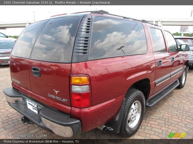 Redfire Metallic / Medium Gray/Neutral 2002 Chevrolet Suburban 1500 LS